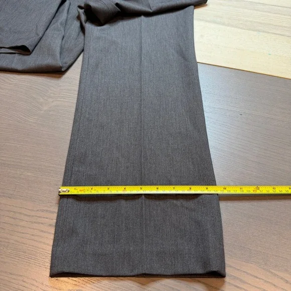 Rafaella Pants Women 12 Dress Pants Wide Leg Gray - Picture 7 of 9